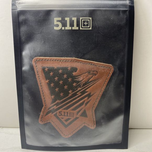 5.11 Tactical Other - 5.11 ELECTRIC EAGLE‎ PATCH LEATHER HOOK BACKING
